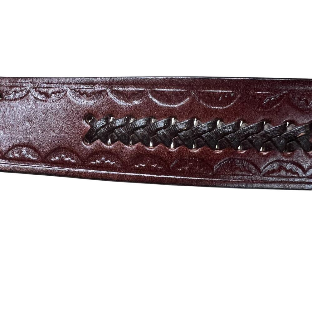 Mexican Scorpion Alacran Charro Cowboy Belt Buckle Leather Braided Made n Mexico - Picture 9 of 9